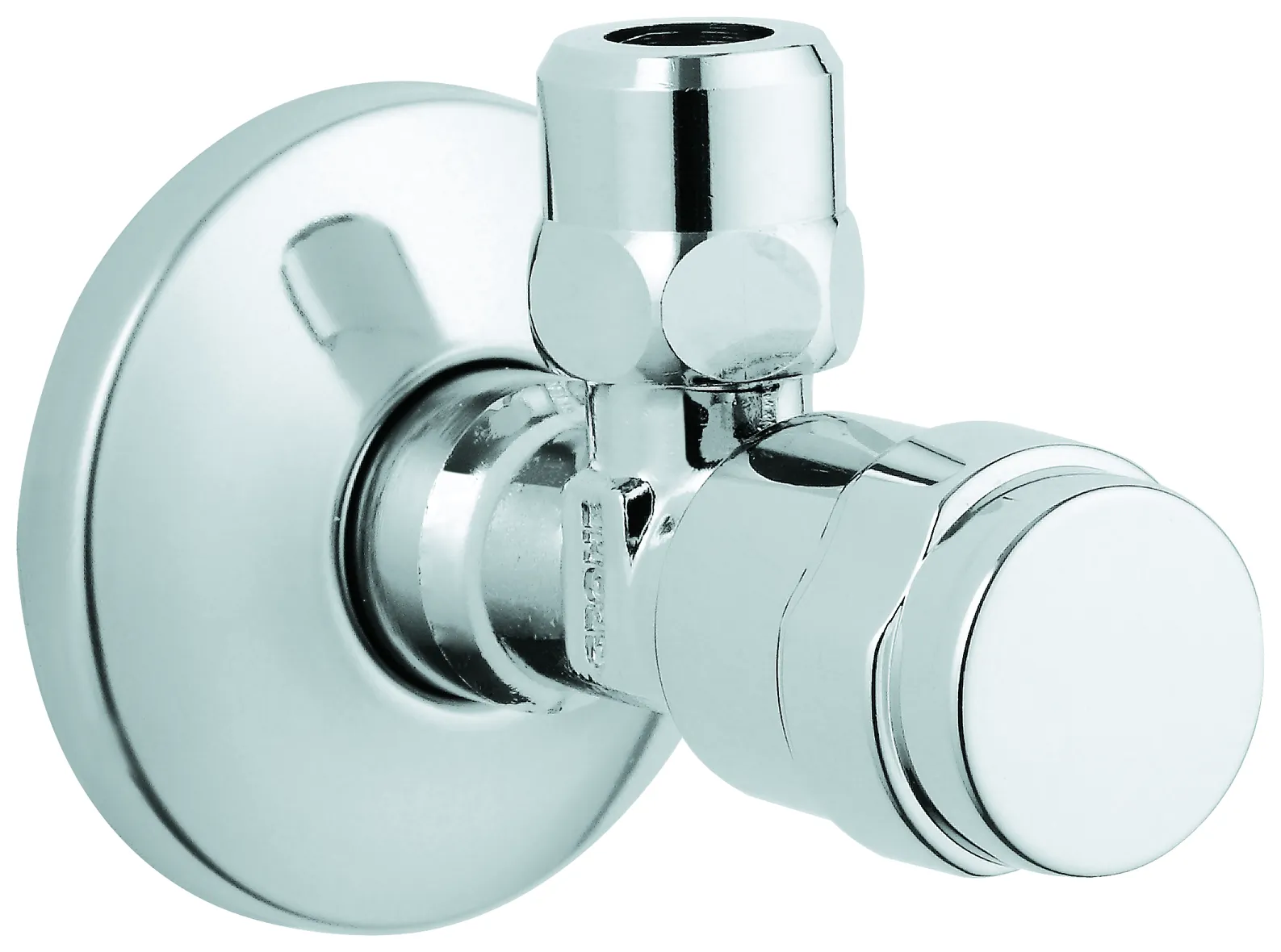 Eckventil Egaplus 41263, DN 15, Wandanschluss 1/2'', Abgang 3/8'', mit Längenausgleich, mit Quetschverschraubung Ø 10 mm, Markierung neutral, chrom Eckventil Egaplus 41263, DN 15, Wandanschluss 1/2'', Abgang 3/8'', mit Längenausgleich, mit Quetschverschraubung Ø 10 mm, Markierung neutral, chrom