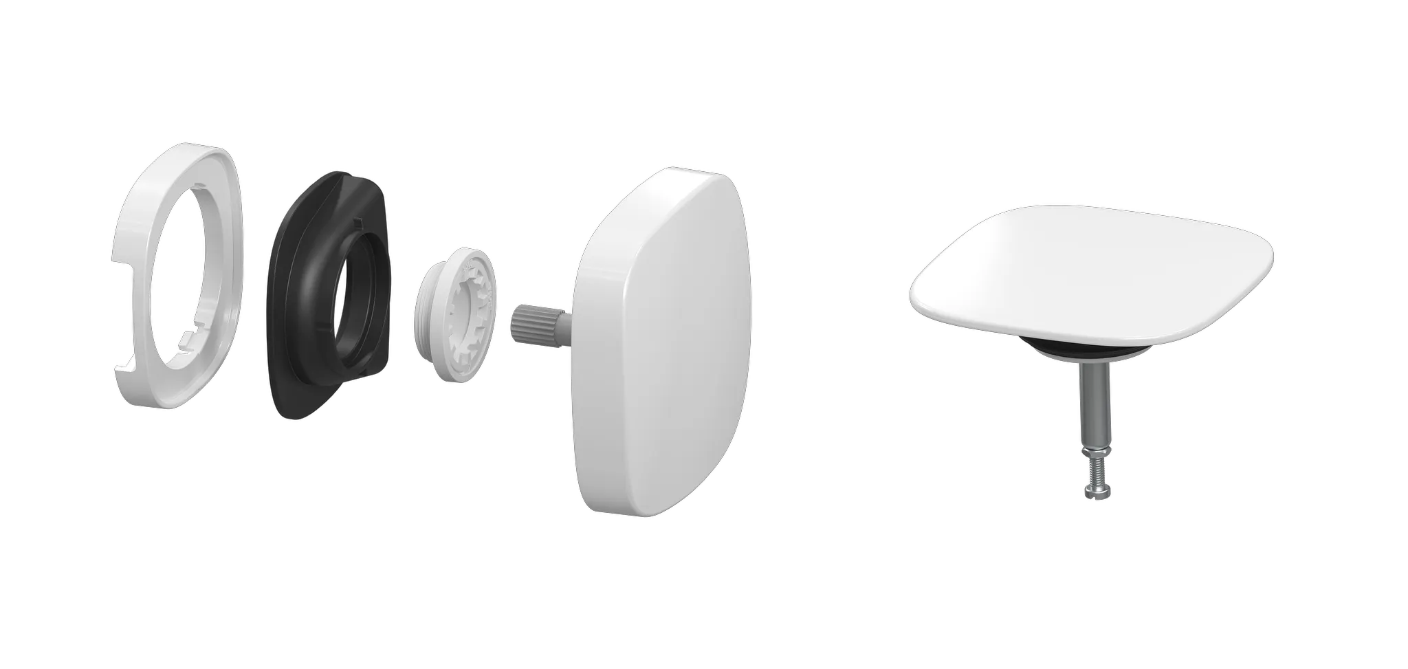 Feinbauset Square Twist 4029, chrom