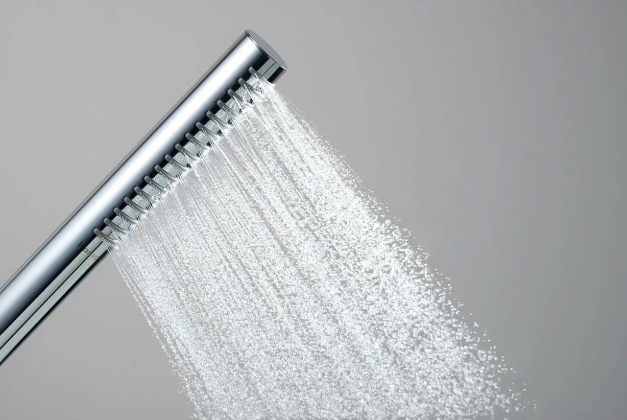 Hansgrohe Pulsify S Stabhandbrause 100 1jet EcoSmart+ Chrom, 98 x 24 mm, PowderRain Strahlart, QuickClean, max. Durchfluss 5,4 l/min ab 3 bar