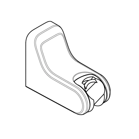 FRESHLINE WandBrausehalter verchromt FRESHLINE WandBrausehalter verchromt