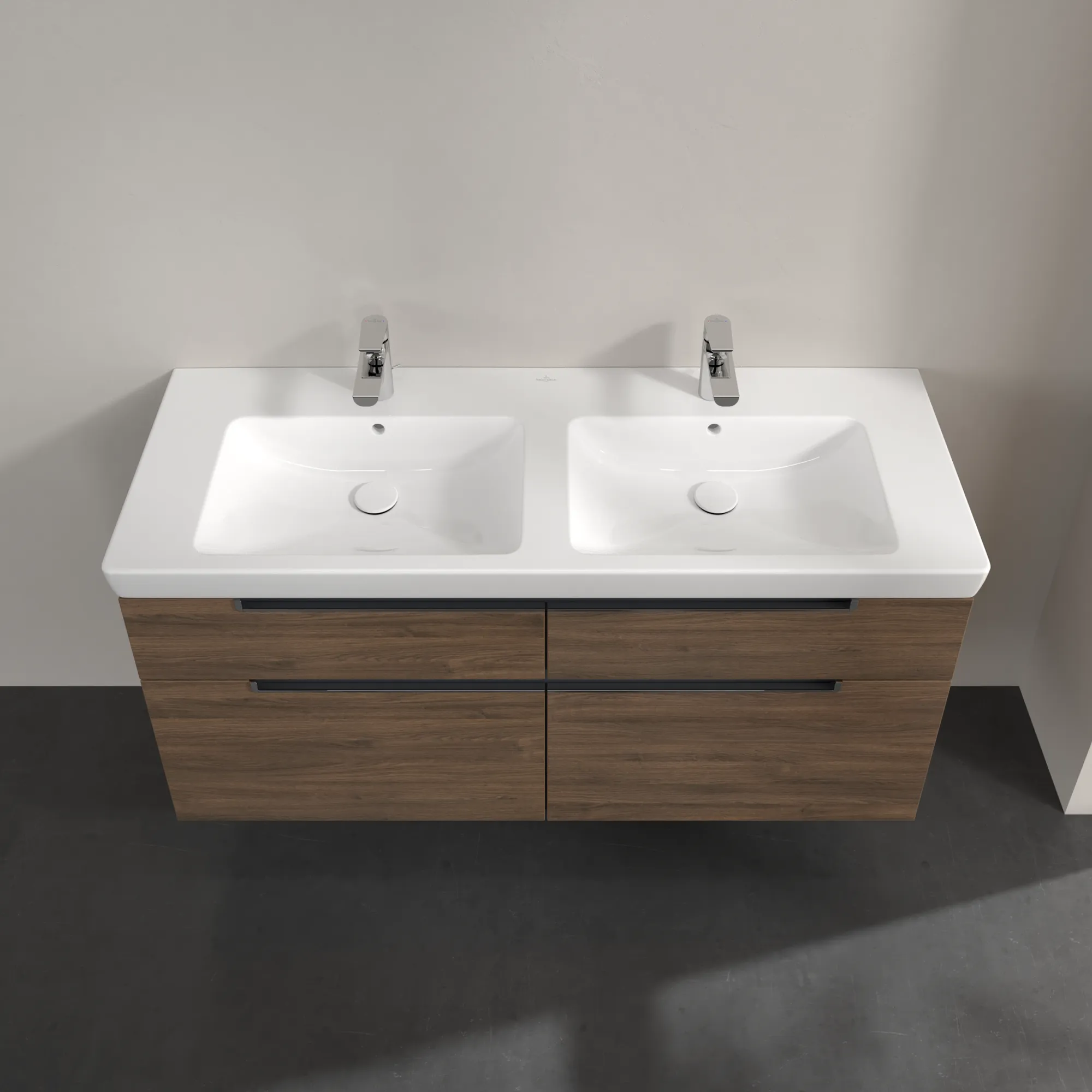 Villeroy & Boch Waschbeckenunterschrank Subway 2.0, Arizona Oak, 1287 x 590 x 449 mm, 4 Auszüge, SoftClosing, Wandmontage Villeroy & Boch Waschbeckenunterschrank Subway 2.0, Arizona Oak, 1287 x 590 x 449 mm, 4 Auszüge, SoftClosing, Wandmontage