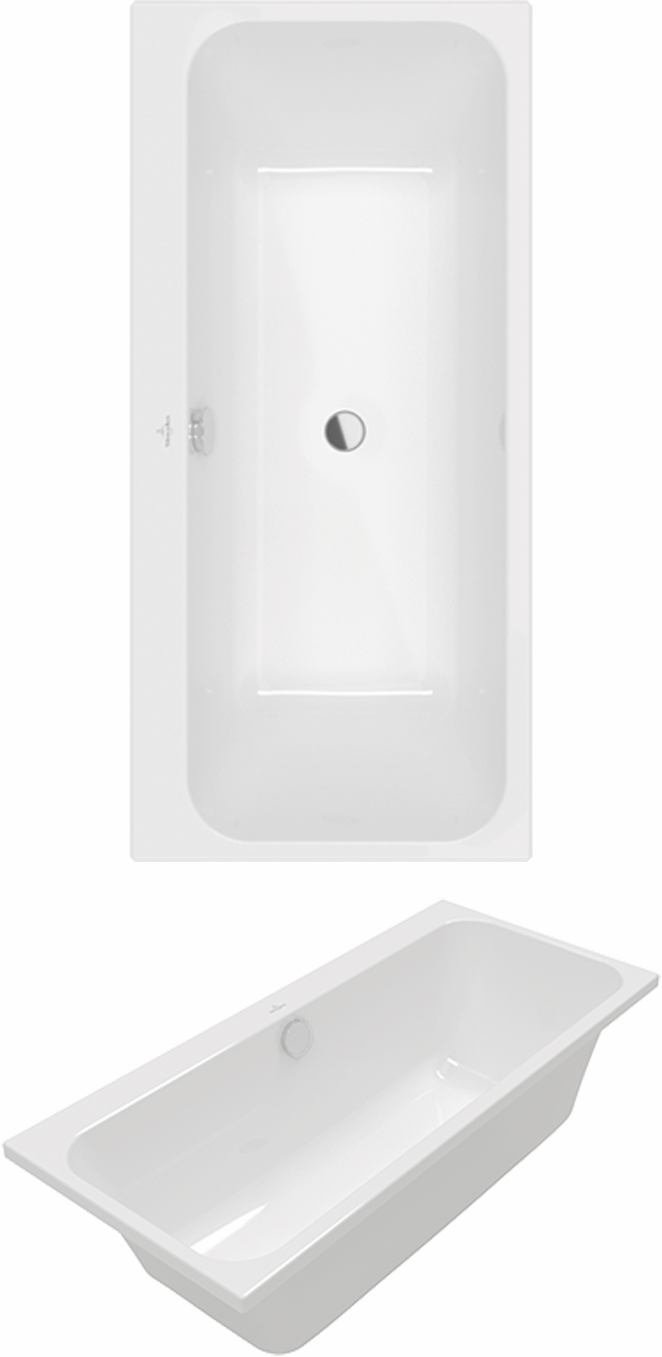 Villeroy & Boch Badewanne „Architectura“ 150 × 70 cm