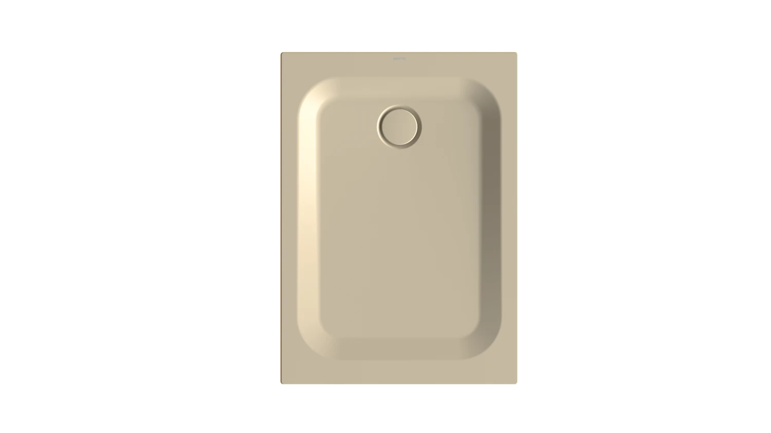 Bette rechteck Duschwanne „BetteUltra“ 1050 × 750 mm ohne Oberflächenbeschichtung, mit BetteGlasur Plus, ohne Wannenträger, in Sand
