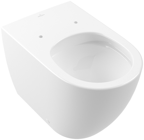 Stand-Tiefspül-WC „Subway 3.0“ 37 × 40 × 60 × 60 cm in Weiß Alpin, ohne Spülrand, Abgang waagerecht