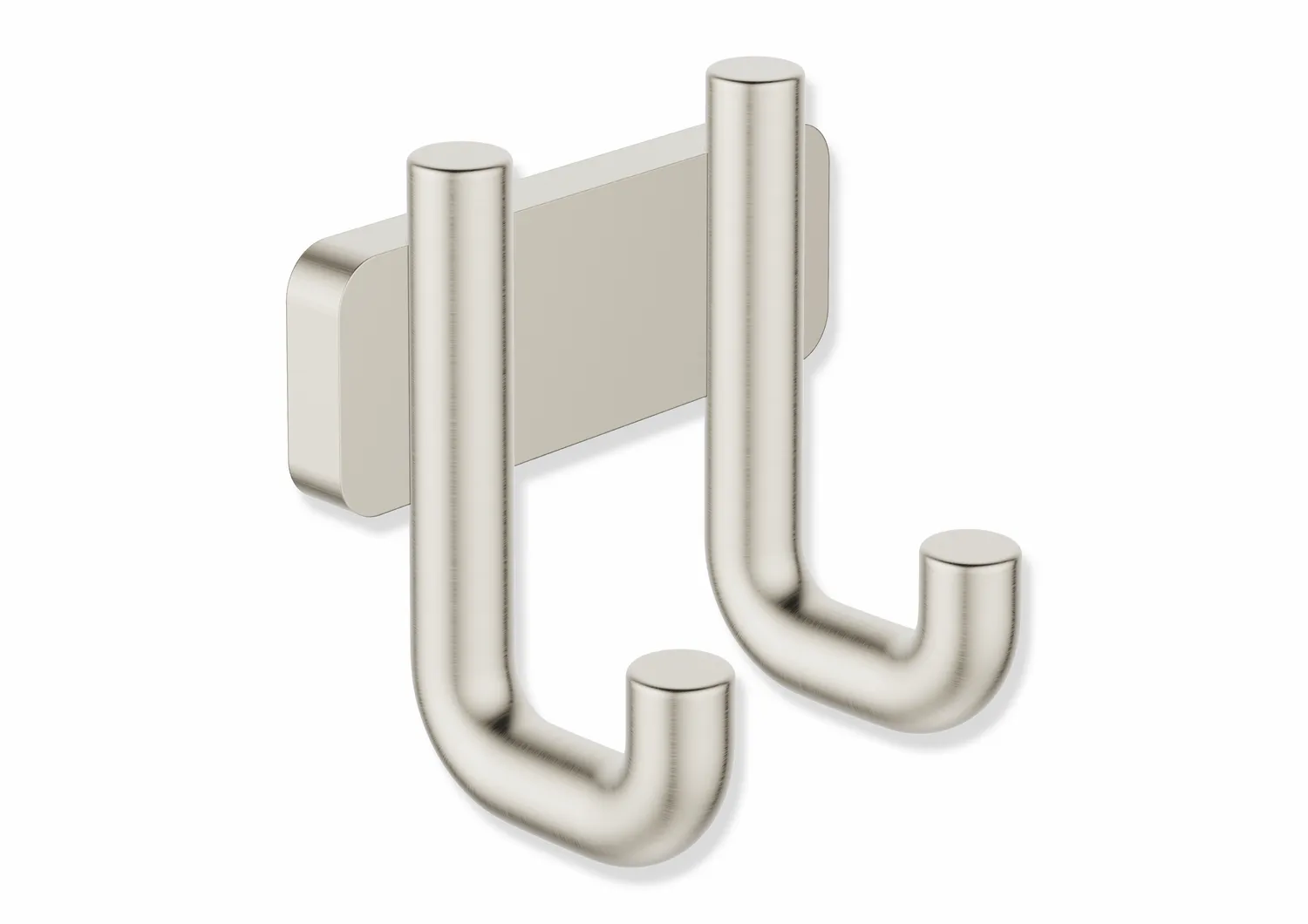 HEWI Doppelhaken Serie 480, Edelstahl, PVD beschichtet, 75x70x47 mm HEWI Doppelhaken Serie 480, Edelstahl, PVD beschichtet, 75x70x47 mm