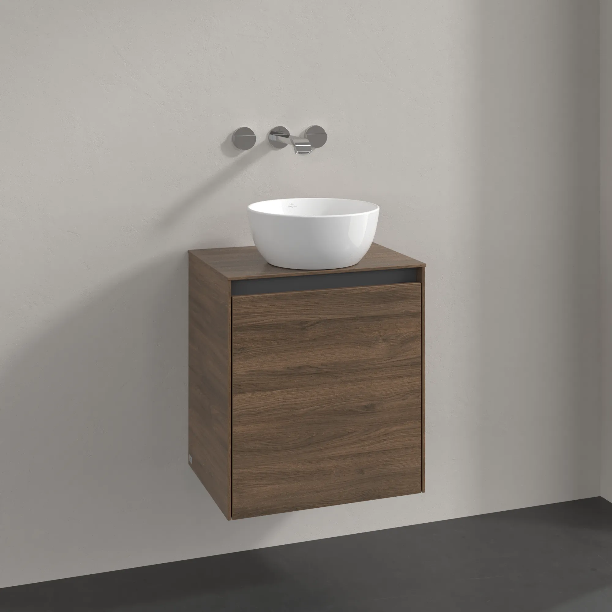 Villeroy & Boch Waschbeckenunterschrank Collaro Arizona Oak 500x380 mm, 1 Tür, SoftClosing, Wandmontage Villeroy & Boch Waschbeckenunterschrank Collaro Arizona Oak 500x380 mm, 1 Tür, SoftClosing, Wandmontage