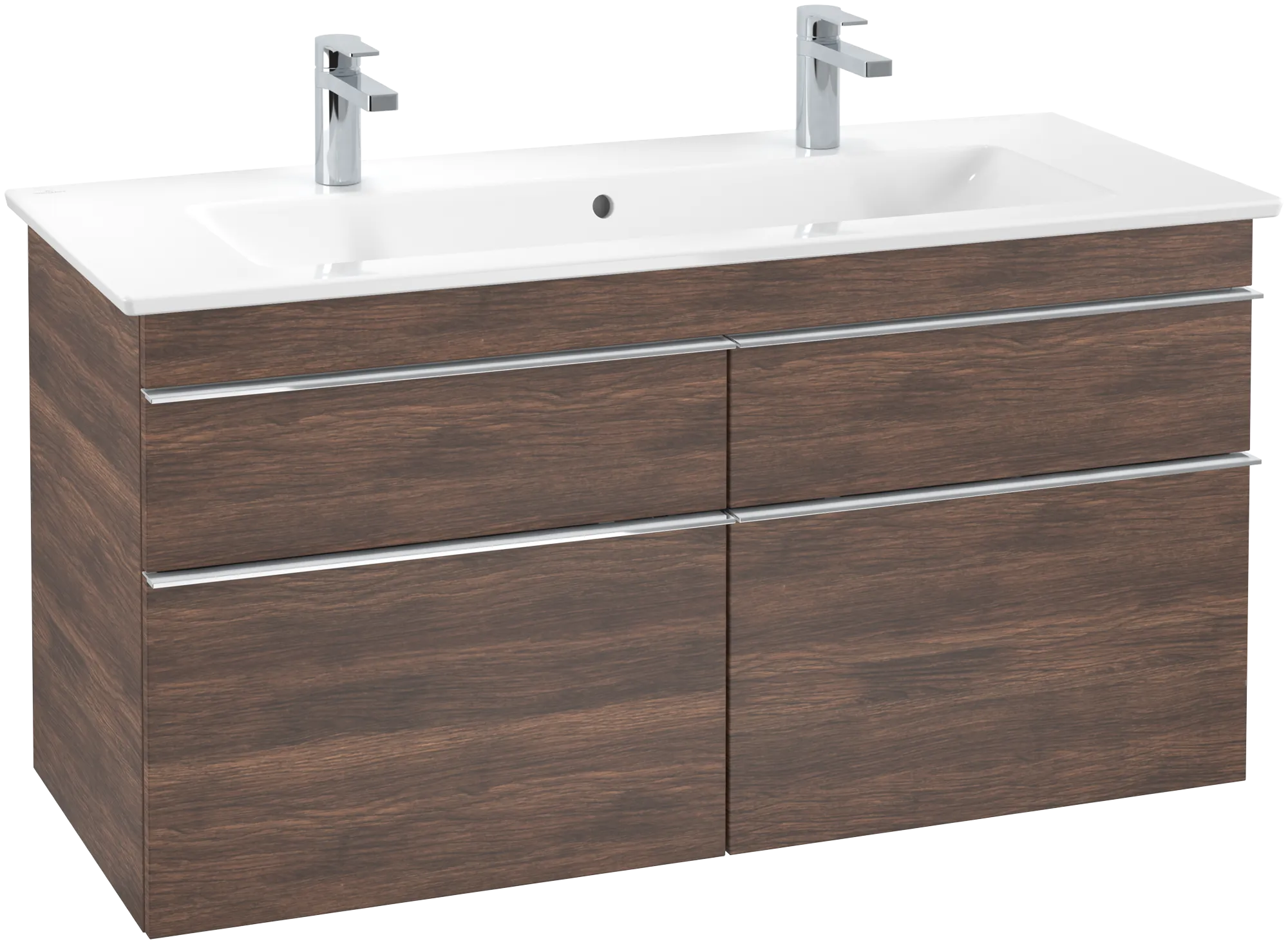 Villeroy & Boch Waschtischunterschrank „Venticello“ für Schrank-Doppelwaschtisch 1153 × 590 × 502 mm Arizona Oak, für Becken mittig