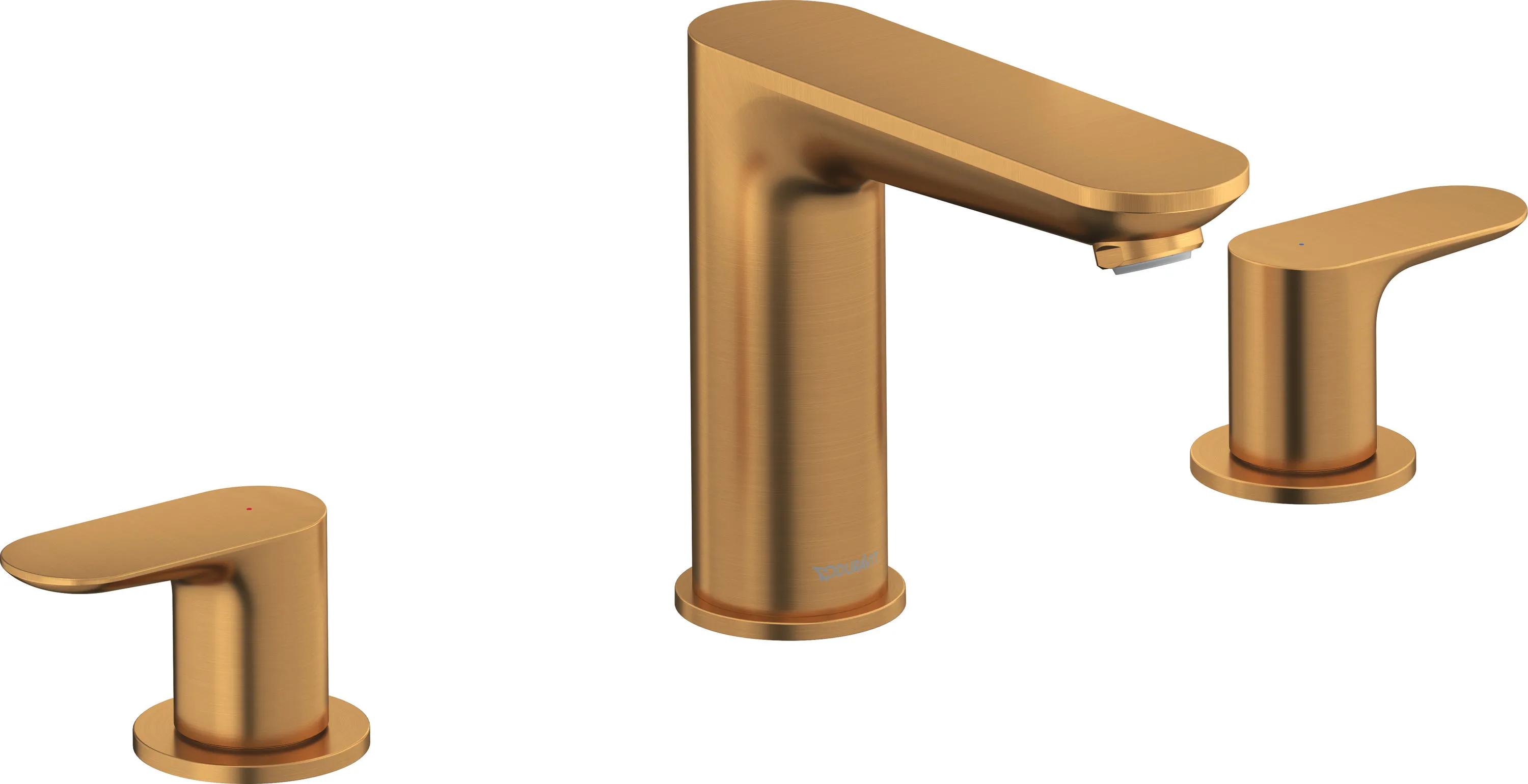 Waschtischarmatur „Wave“ Ausladung 129 mm in Bronze (gebürstet) Waschtischarmatur „Wave“ Ausladung 129 mm in Bronze (gebürstet)