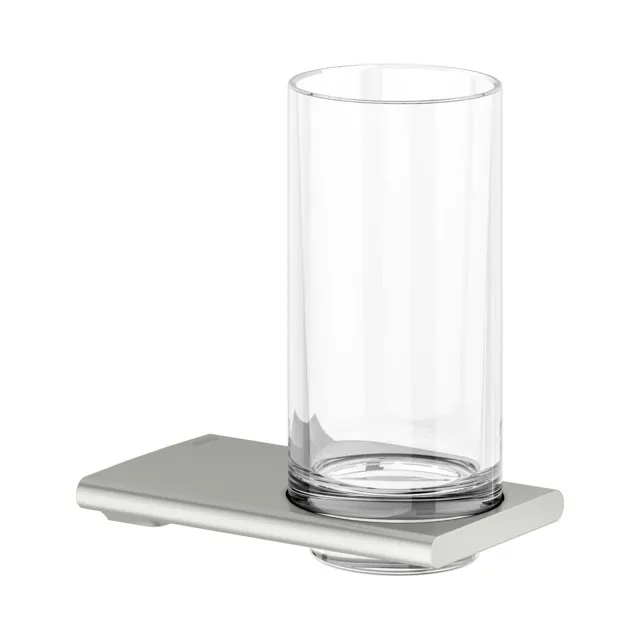 KEUCO EDITION 400 Glashalter mit Echtkristall-Glas Edelstahl-finish KEUCO EDITION 400 Glashalter mit Echtkristall-Glas Edelstahl-finish