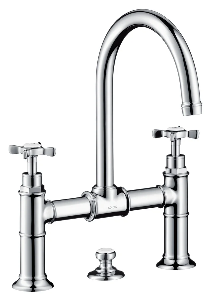 Hansgrohe AXOR Montreux 2-Griff Waschtischarmatur Chrom, ComfortZone 220, Ausladung 175 mm, Auslaufhöhe 224 mm
