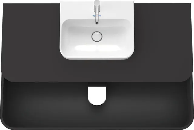 Duravit Waschtischunterschrank wandhängend „Happy D.2 Plus“ 130 × 40,8 × 55 cm Graphit Supermatt Duravit Waschtischunterschrank wandhängend „Happy D.2 Plus“ 130 × 40,8 × 55 cm Graphit Supermatt