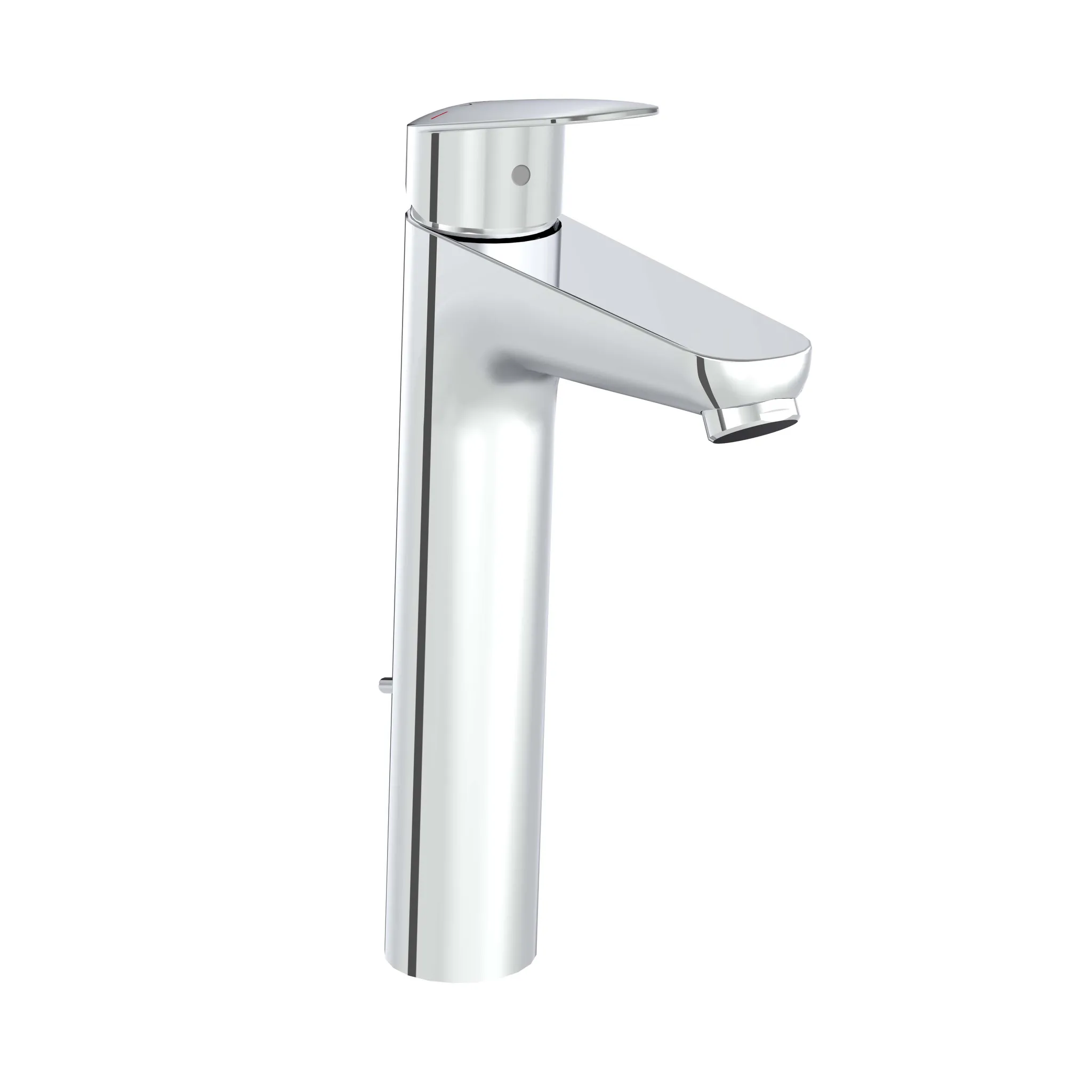 Flow Round Einhebel-Waschtischmischer mit Ablaufgarnitur Höhe 27 cm Einlochmontage Chrom