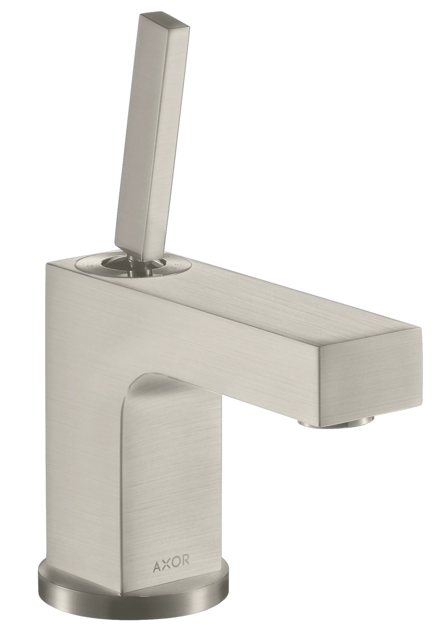 Hansgrohe AXOR Citterio Einhebel-Waschtischmischer 80 mit Pingriff, Edelstahl Optic Hansgrohe AXOR Citterio Einhebel-Waschtischmischer 80 mit Pingriff, Edelstahl Optic