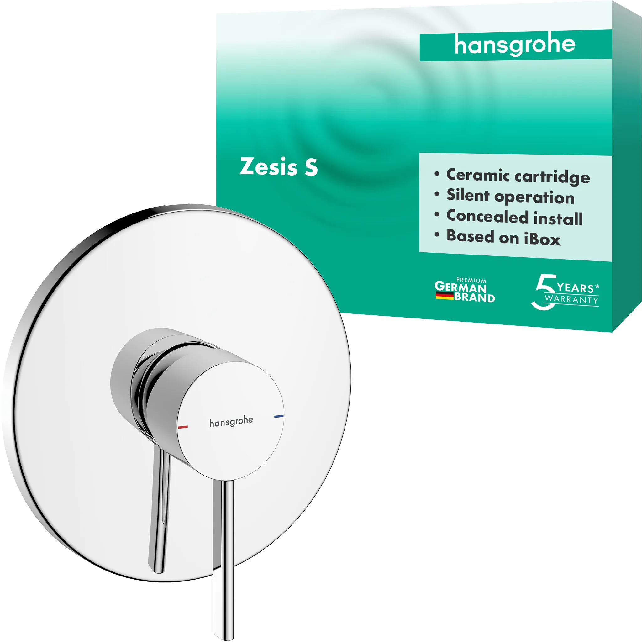 Hansgrohe Zesis S Einhebel-Brausemischer Unterputz für iBox universal, Chrom Hansgrohe Zesis S Einhebel-Brausemischer Unterputz für iBox universal, Chrom