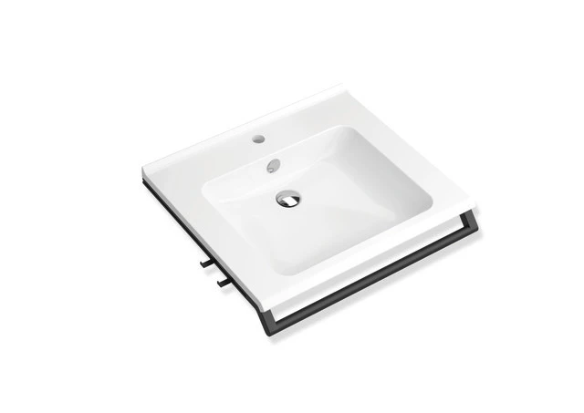 HEWI Waschtischset PG87, alpinweiß, B: 650 mm, T: 550 mm HEWI Waschtischset PG87, alpinweiß, B: 650 mm, T: 550 mm