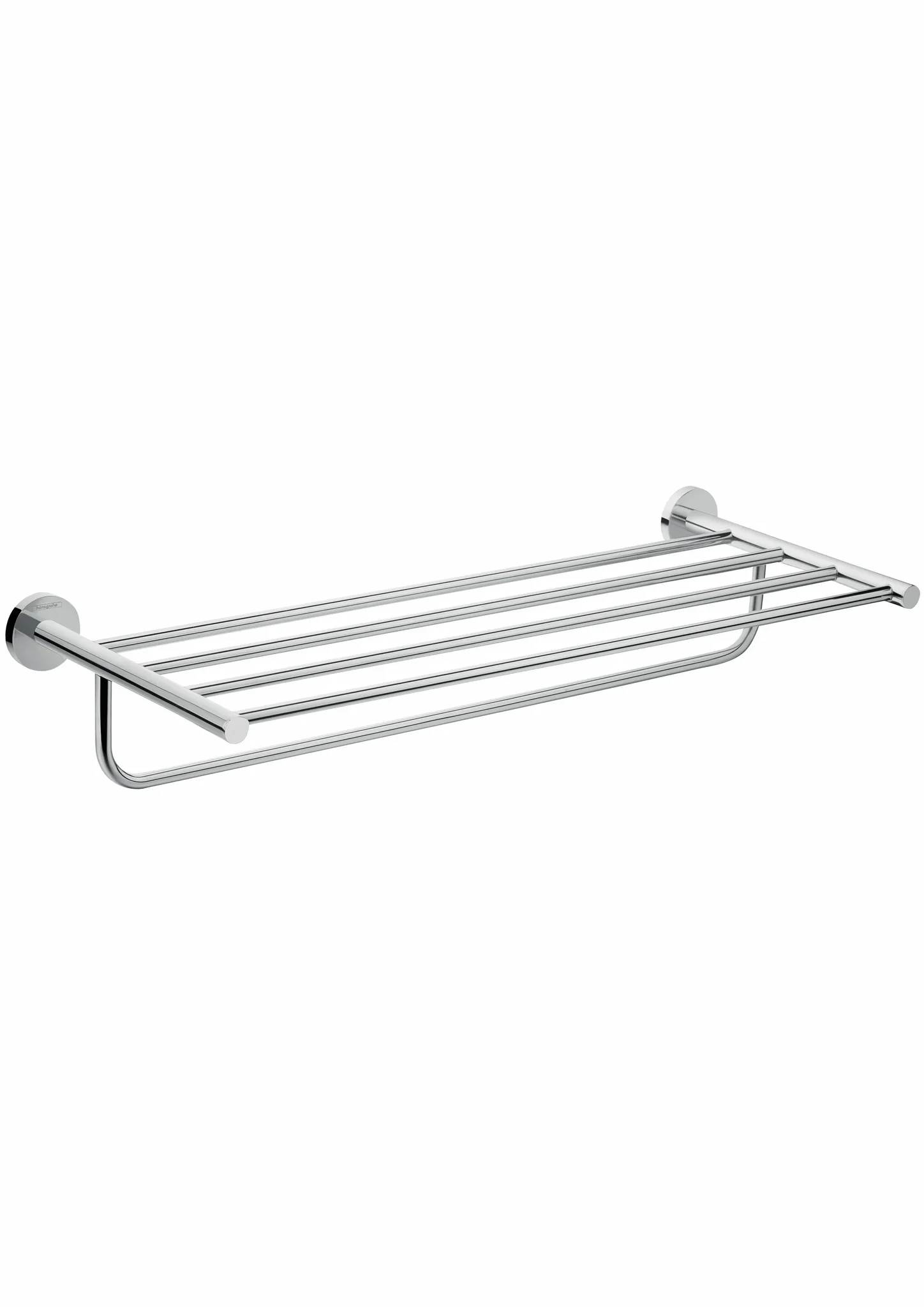 Hansgrohe Logis Universal Handtuchablage mit Handtuchhalter, Chrom