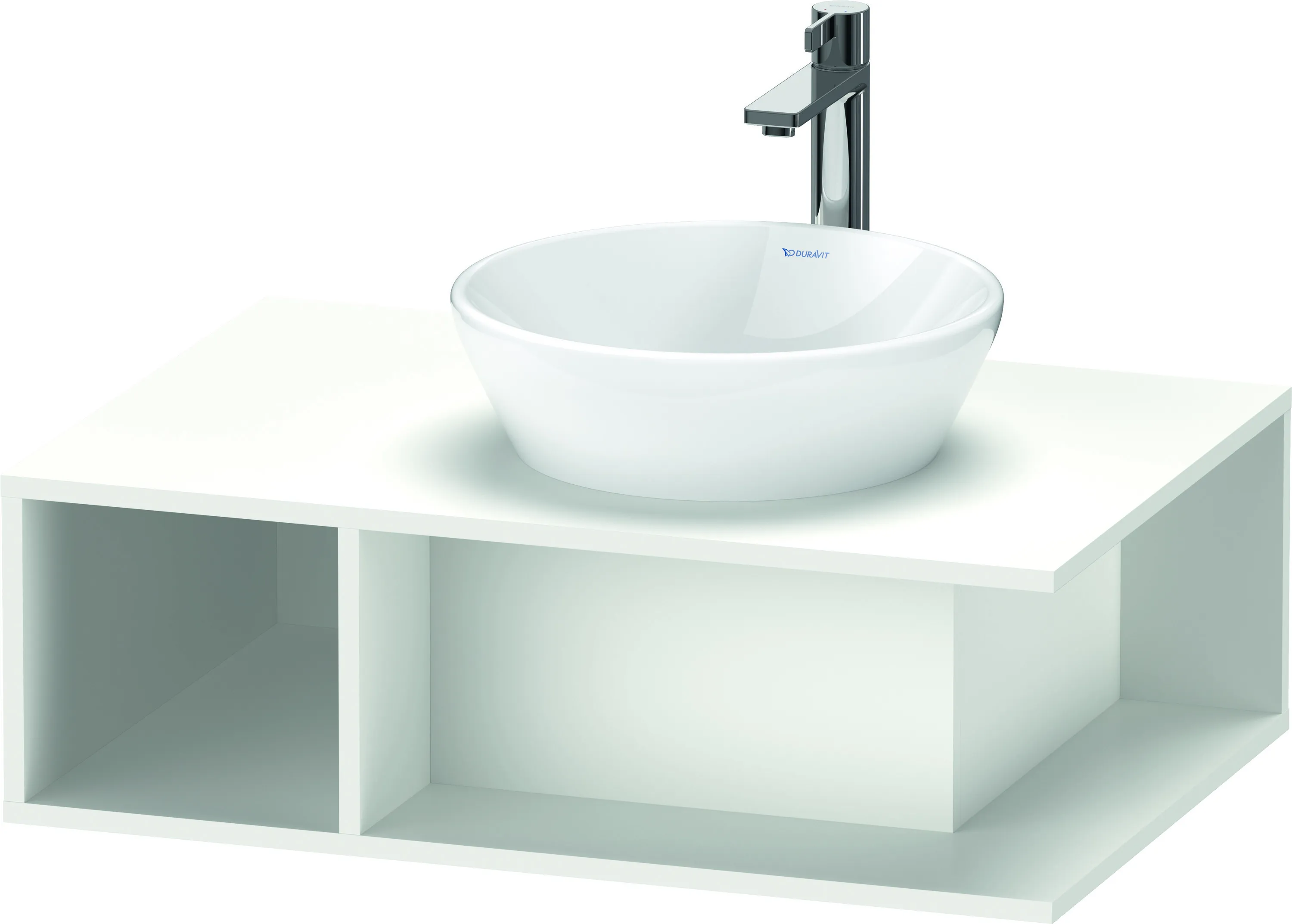 Duravit Waschtischunterschrank wandhängend „D-Neo“ 80 × 26 × 55 cm Weiß Matt Duravit Waschtischunterschrank wandhängend „D-Neo“ 80 × 26 × 55 cm Weiß Matt