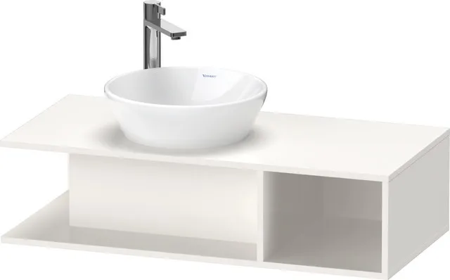 Duravit Waschtischunterschrank wandhängend „D-Neo“ 100 × 26 × 48 cm Weiß Hochglanz