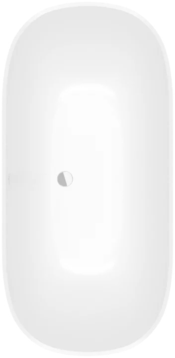 Badewanne „Antheus“ 155 × 75 cm, Weiß Alpin / wie Innenseite