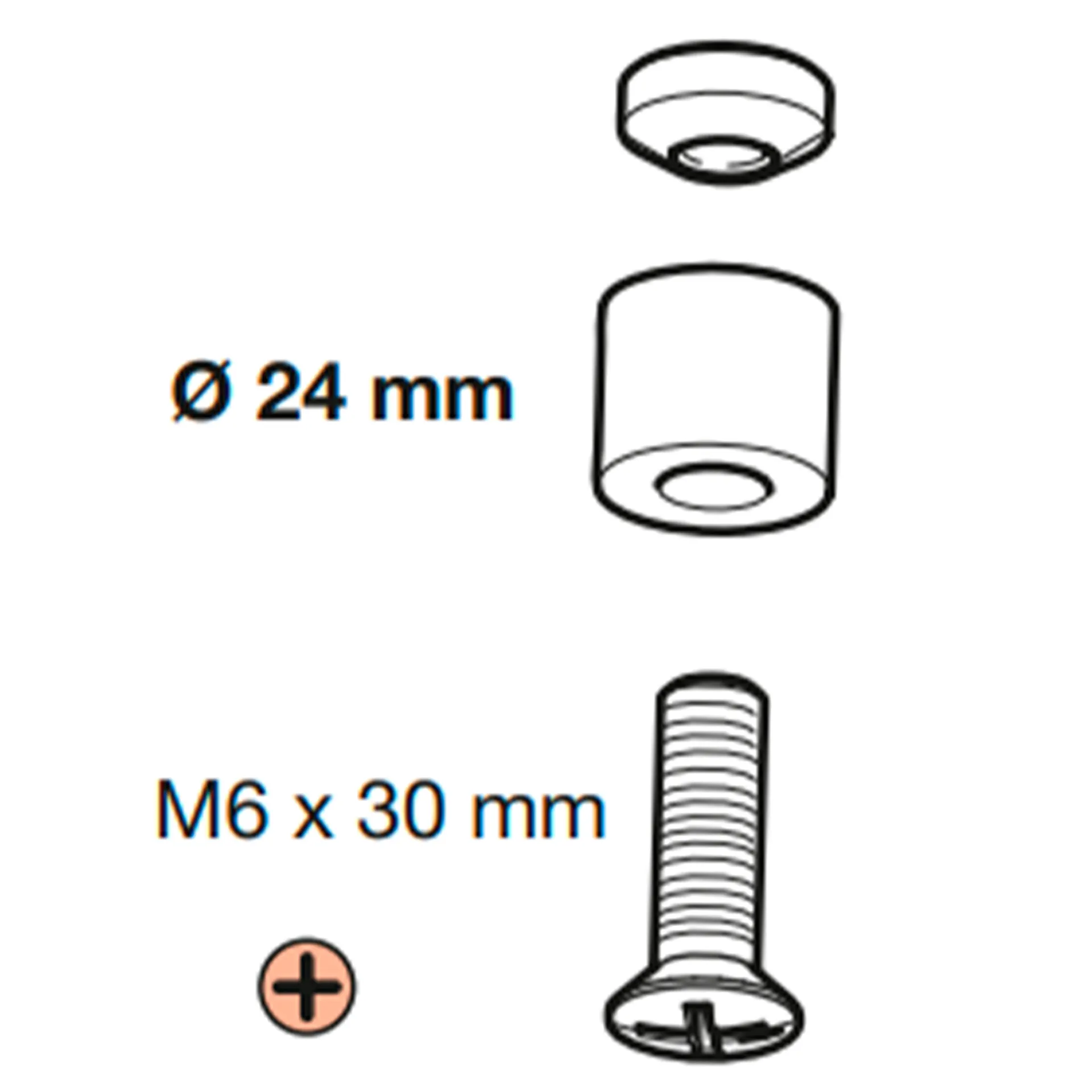 Laufen LANI Adapter für Handtuchhalter Reling Laufen LANI Adapter für Handtuchhalter Reling