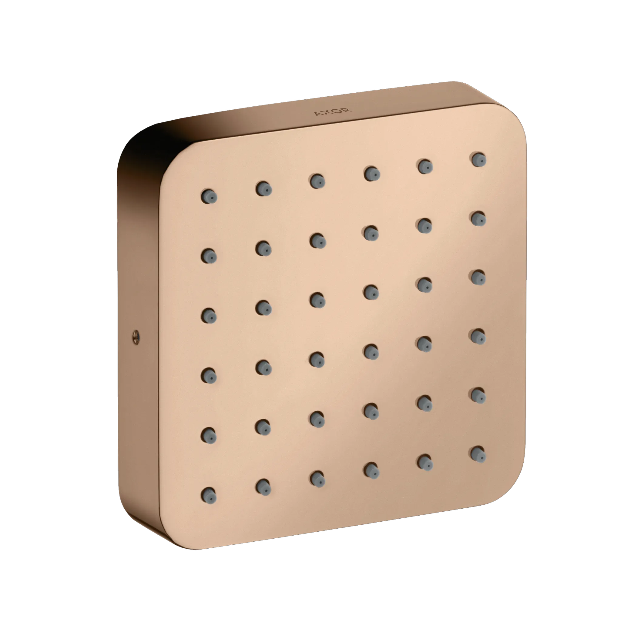 Hansgrohe AXOR Citterio E Brausemodul Unterputz softsquare Polished Red Gold 120x120mm Rain Strahl 5,3 l/min verstellbarer Winkel Hansgrohe AXOR Citterio E Brausemodul Unterputz softsquare Polished Red Gold 120x120mm Rain Strahl 5,3 l/min verstellbarer Winkel