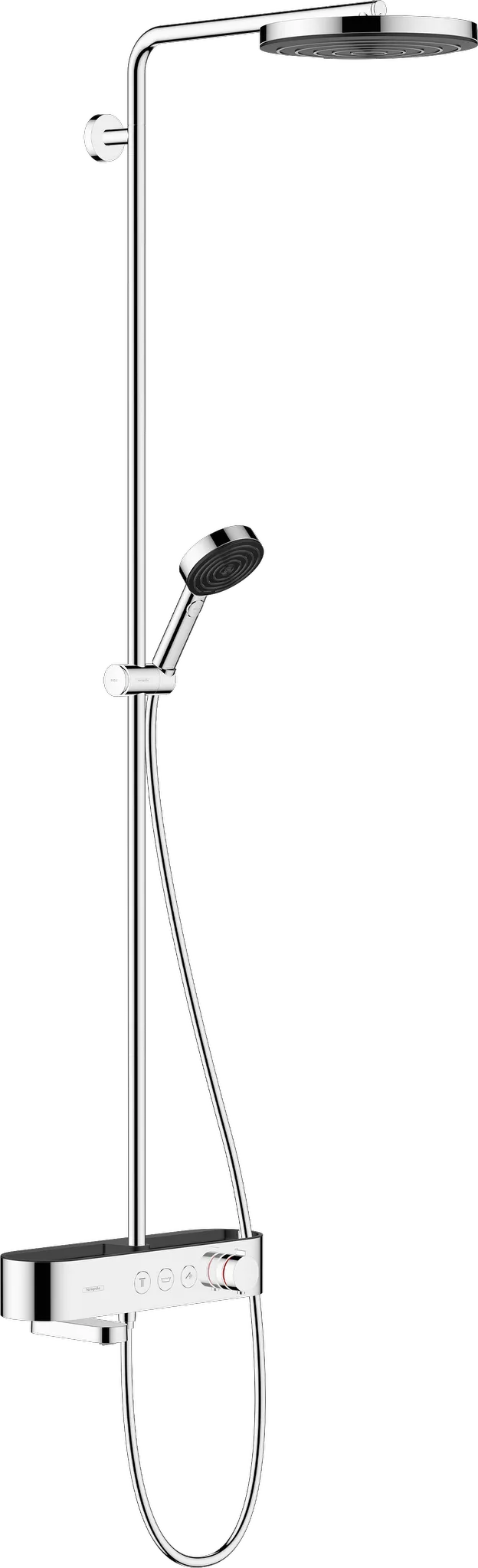 Showerpipe Pulsify 260 1jet EcoSmart mit Wannenthermostat Aufputz chrom Showerpipe Pulsify 260 1jet EcoSmart mit Wannenthermostat Aufputz chrom
