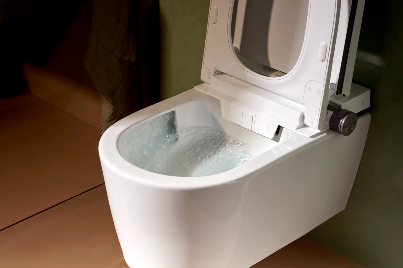Hansgrohe LavaPura Element S Wand-Dusch-WC Komplettset, weiß, AquaHelix Flush, SmartClean, HygieneEffect Hansgrohe LavaPura Element S Wand-Dusch-WC Komplettset, weiß, AquaHelix Flush, SmartClean, HygieneEffect