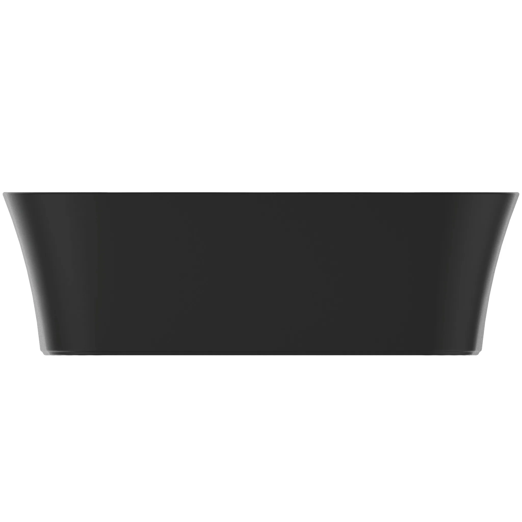 Waschbecken „Ipalyss“ 55 × 38 × 12,5 cm in Schwarz Matt