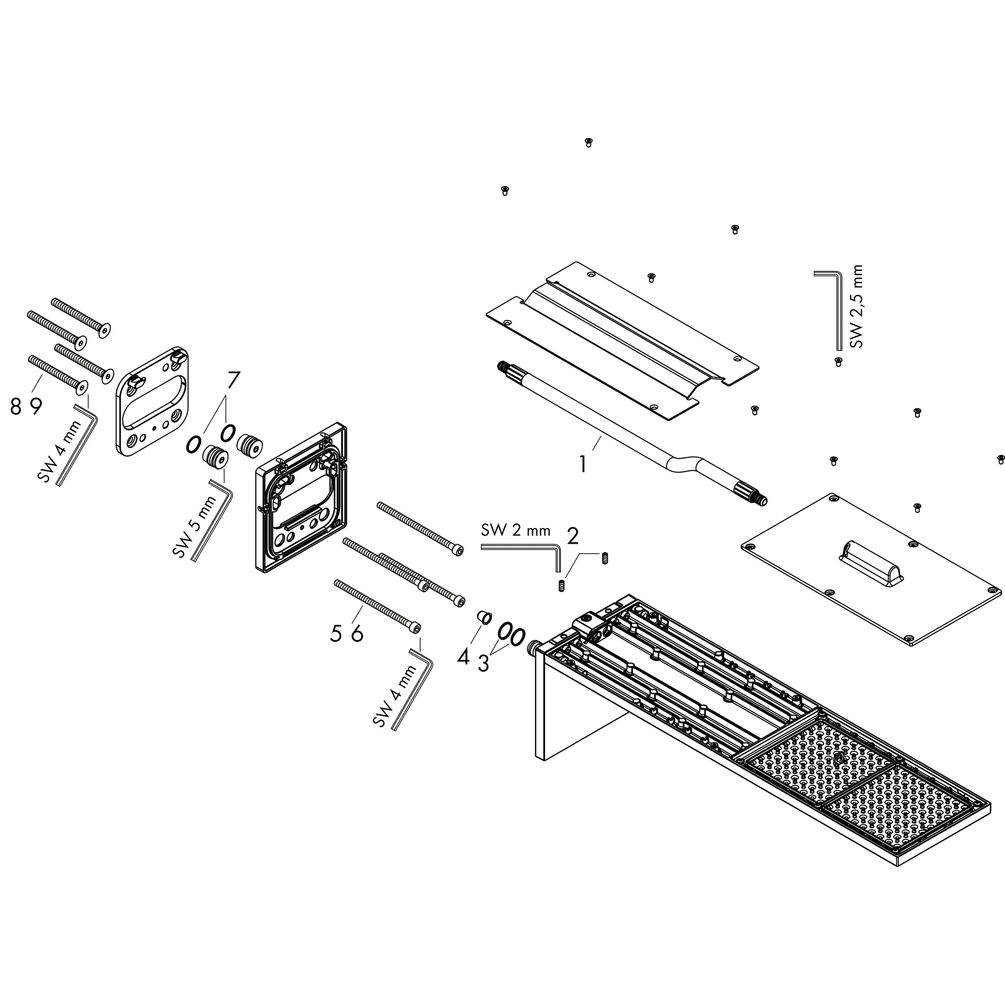 AXOR ShowerComposition Kopfbrausemodul 110/220 1jet Chrom AXOR ShowerComposition Kopfbrausemodul 110/220 1jet Chrom