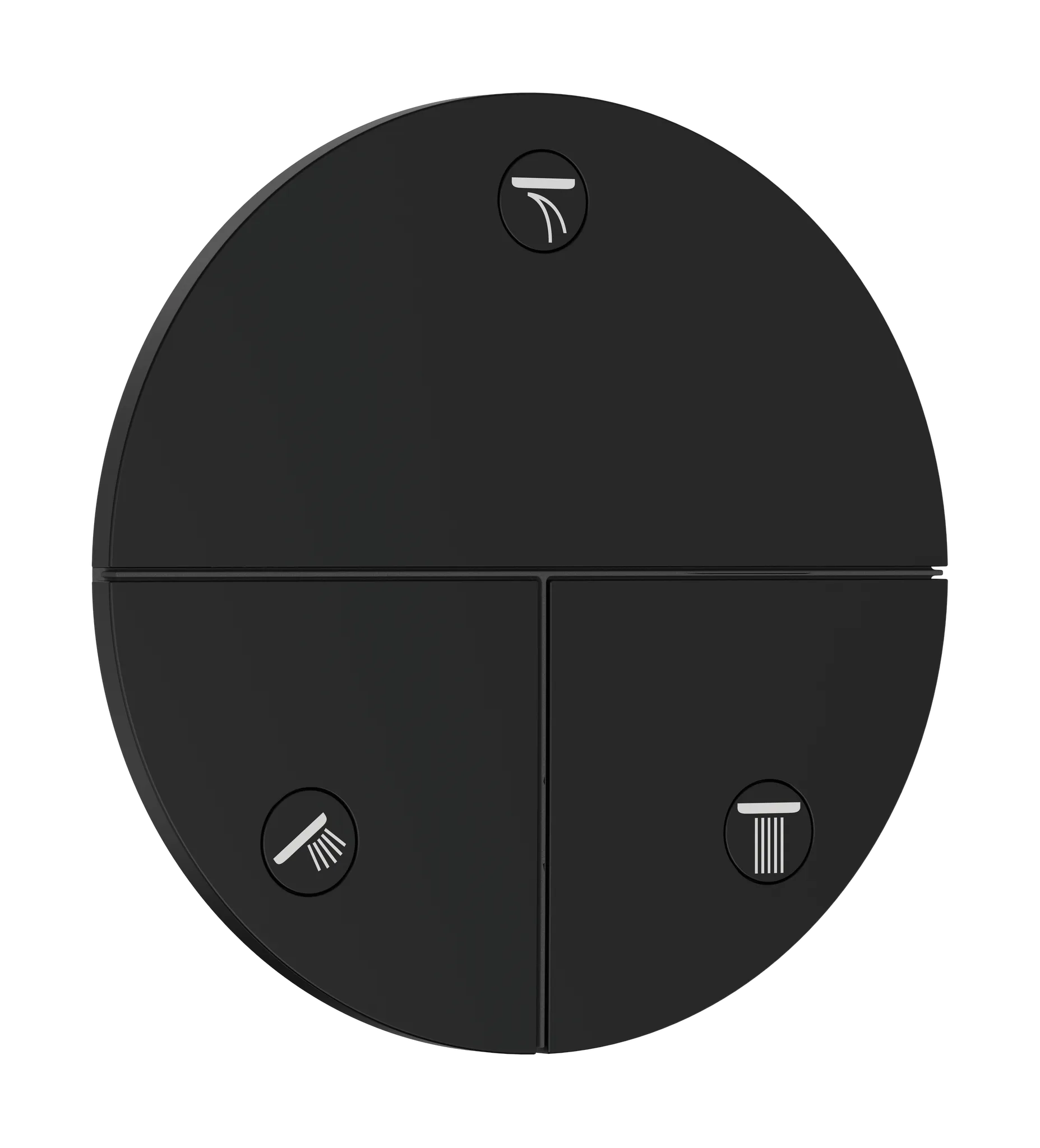 Hansgrohe ShowerSelect Comfort S Ventil Unterputz für 3 Verbraucher, Mattschwarz Hansgrohe ShowerSelect Comfort S Ventil Unterputz für 3 Verbraucher, Mattschwarz