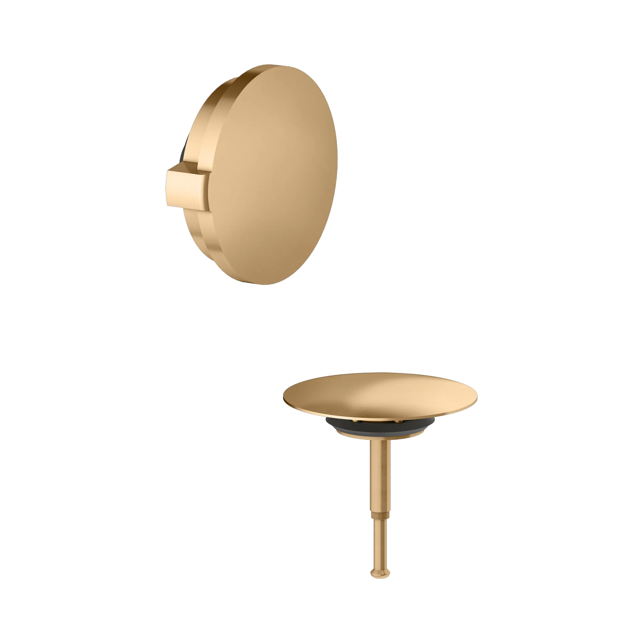 KEUCO Armaturenzubehör Abdeckblende für Ab- und Überlaufgarnitur Wanne Messing gebürstet KEUCO Armaturenzubehör Abdeckblende für Ab- und Überlaufgarnitur Wanne Messing gebürstet