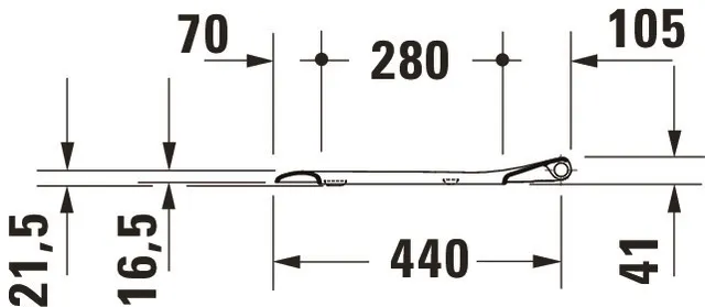 Duravit WC-Sitz 37,5 × 45,5 × 4,2 cm Duravit WC-Sitz 37,5 × 45,5 × 4,2 cm