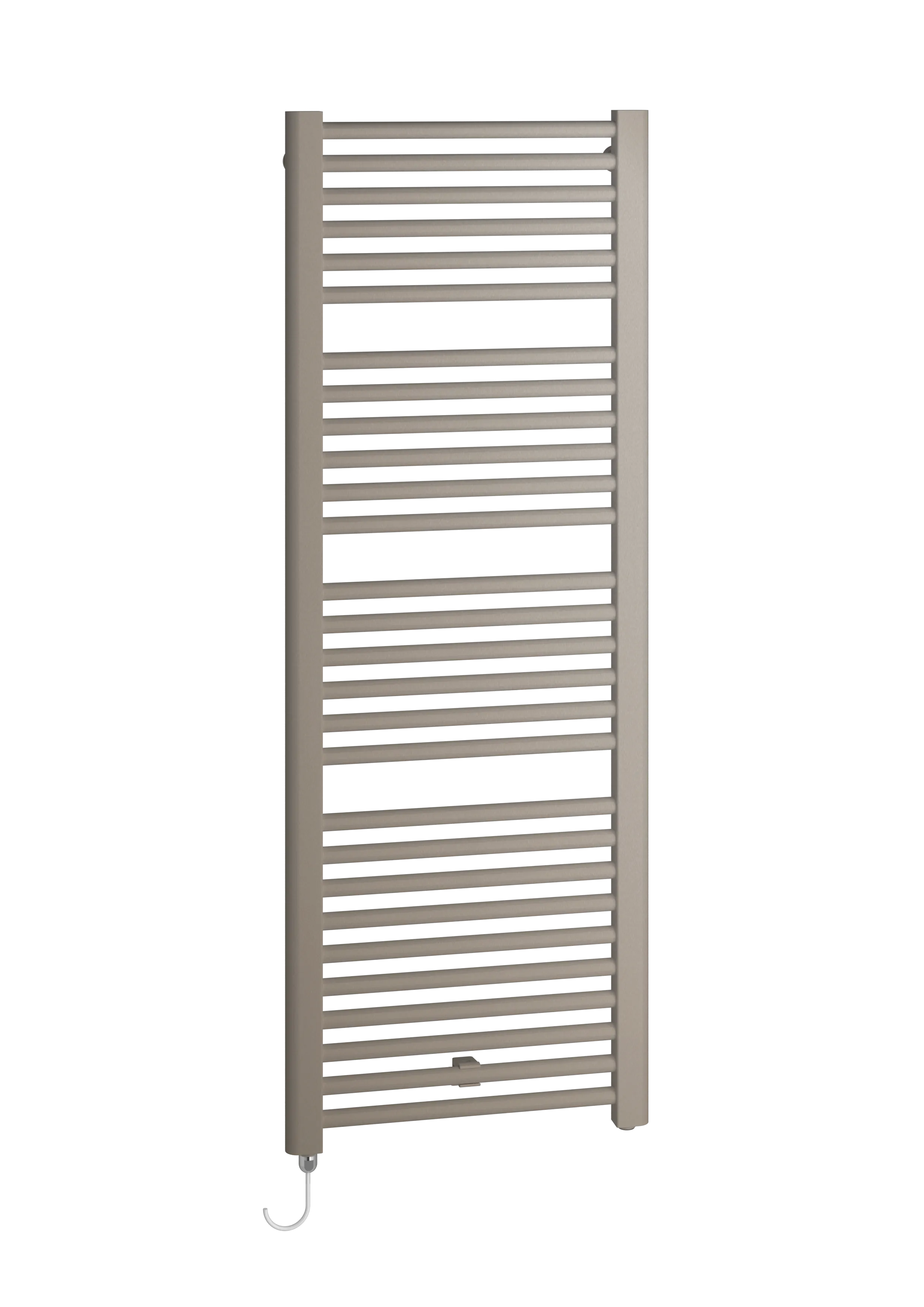 Kermi Elektroheizkörper „Basic®-E“ 52,4 × 80,4 cm in glanzsilber Metallic