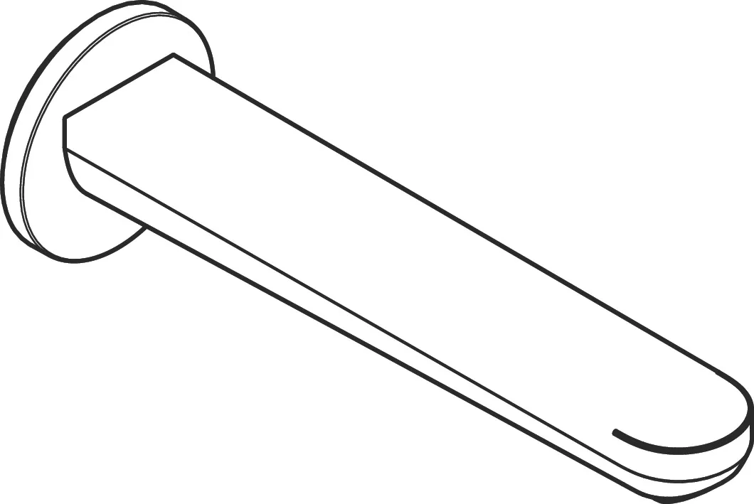 Hansgrohe Rebris S Wanneneinlauf, Chrom