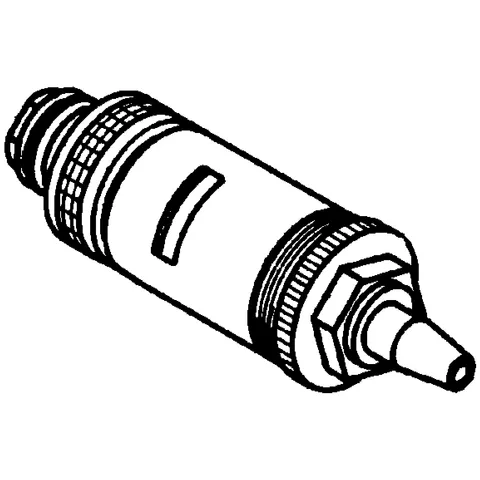 Thermoelement 47011, DN 15, für vertauschte Wasserwege, Bimetall, für Grohmix Thermostate Thermoelement 47011, DN 15, für vertauschte Wasserwege, Bimetall, für Grohmix Thermostate
