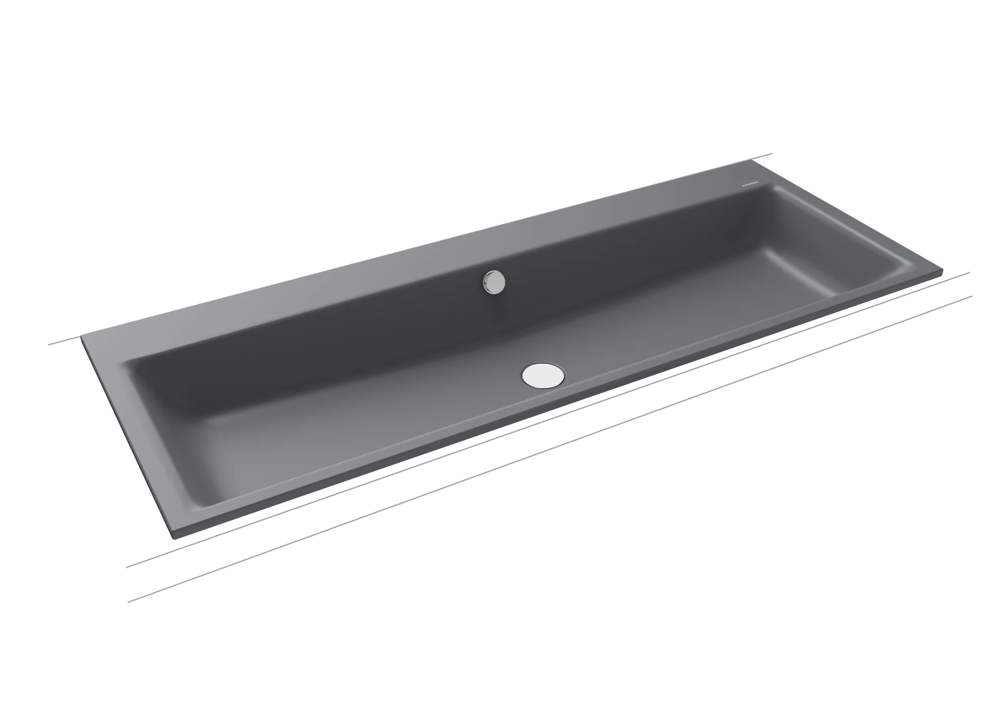 Kaldewei PURO Einbauwaschtisch, 1200x460 mm, cool grey 70, Perl-Effekt, Antidröhn mit Überlauf, alpinweiß Kaldewei PURO Einbauwaschtisch, 1200x460 mm, cool grey 70, Perl-Effekt, Antidröhn mit Überlauf, alpinweiß
