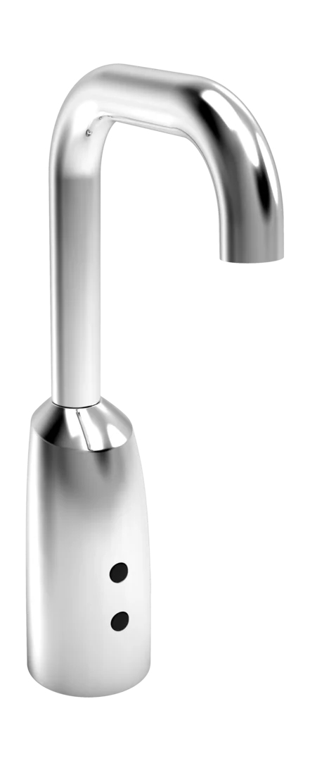 HansaELECTRA Waschtischbatterie HansaELECTRA 6444 6 V Bluetooth Ausladung 120 mm DN15 Chrom