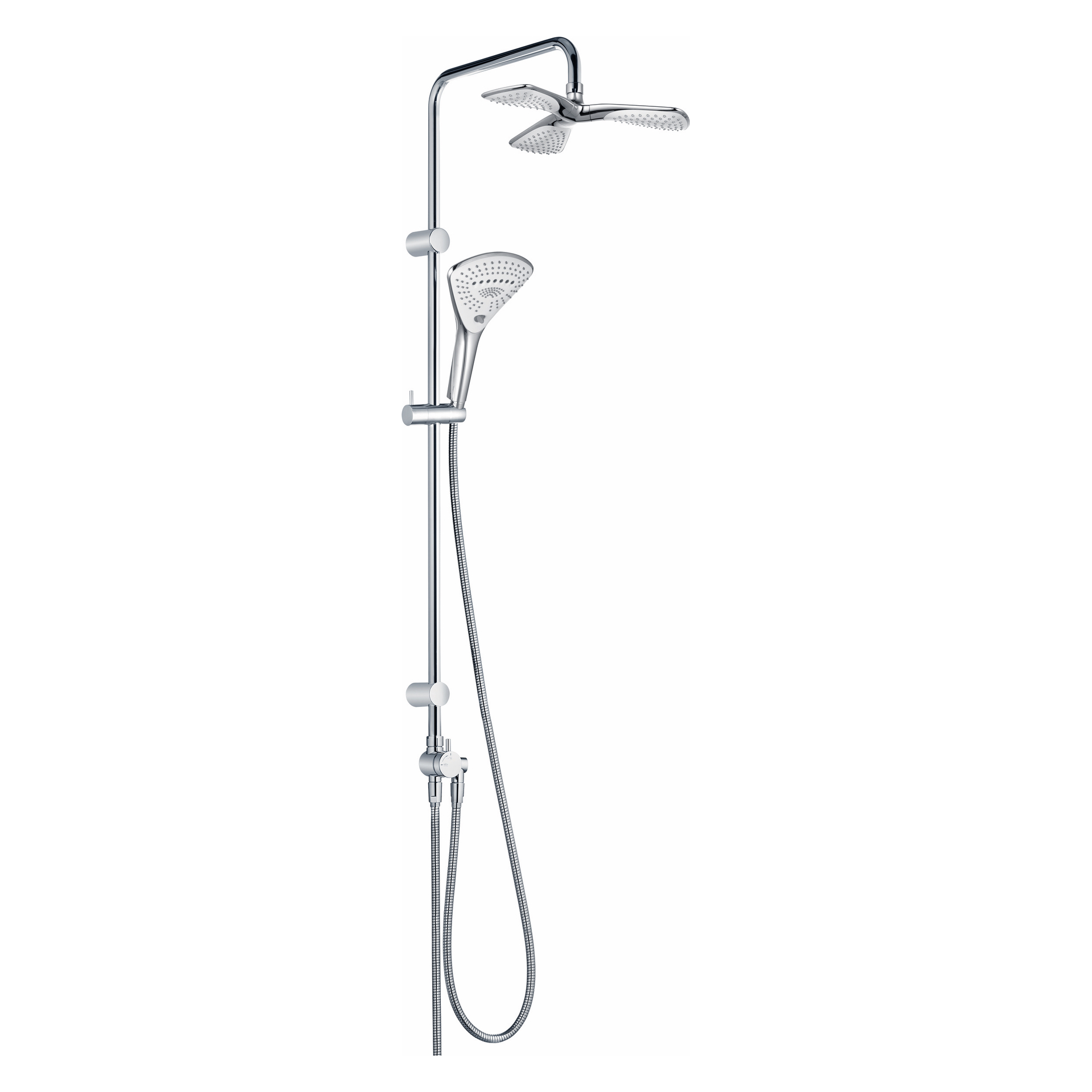 FIZZ Dual Shower System chrom