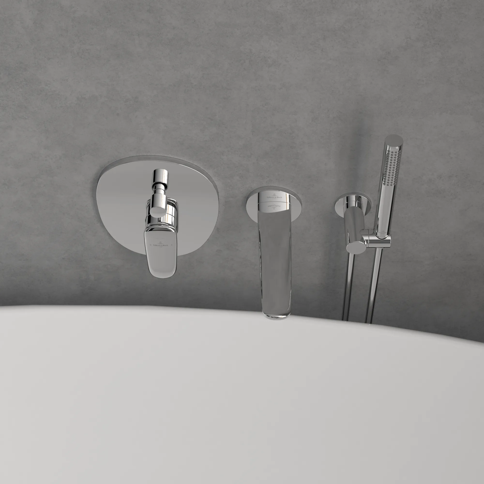 Einhand-Unterputz-Armatur „Antao“ 22,1 cm in Chrom Einhand-Unterputz-Armatur „Antao“ 22,1 cm in Chrom