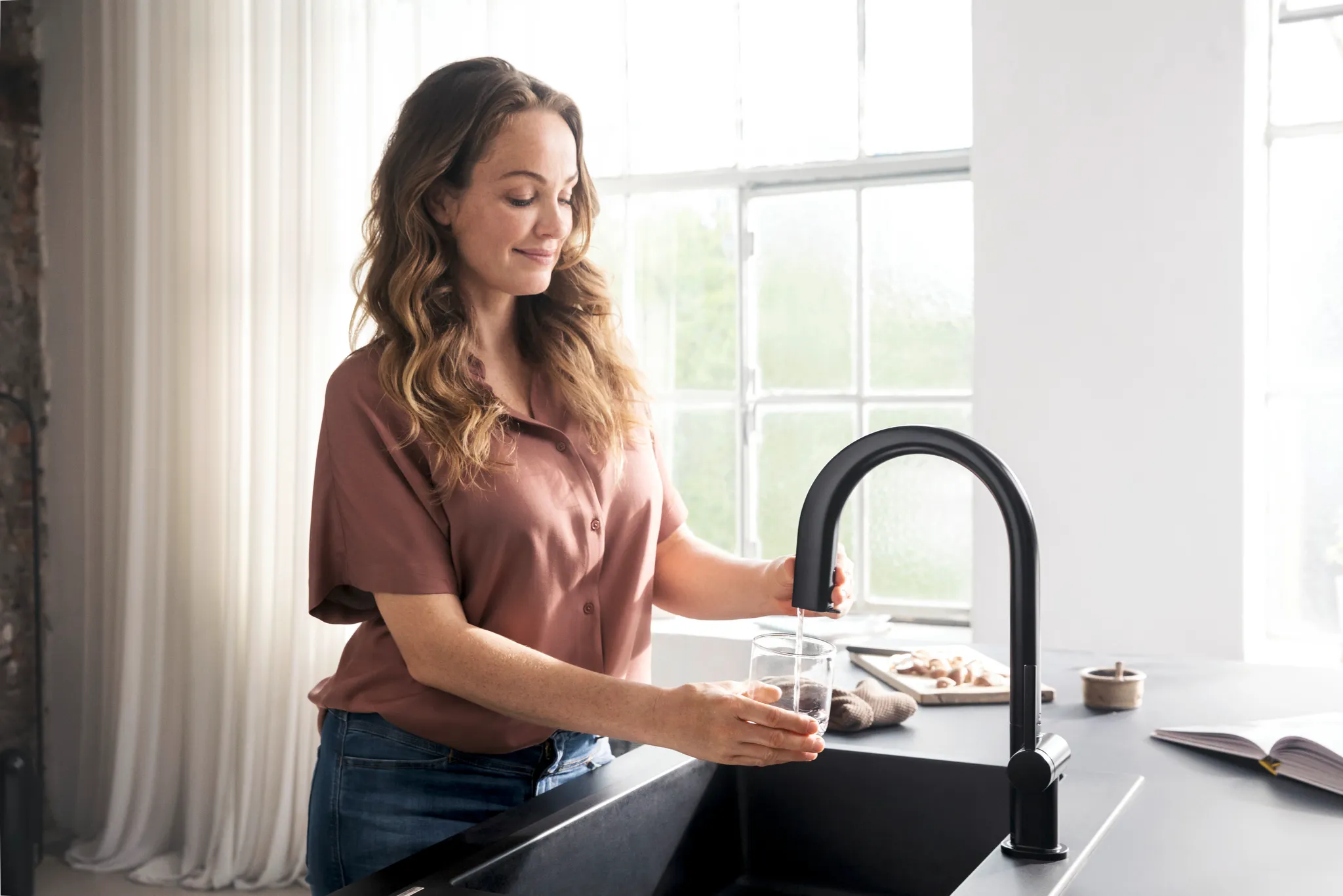 Hansgrohe Aqittura M91 Mischer M9 Starter Set Mattschwarz