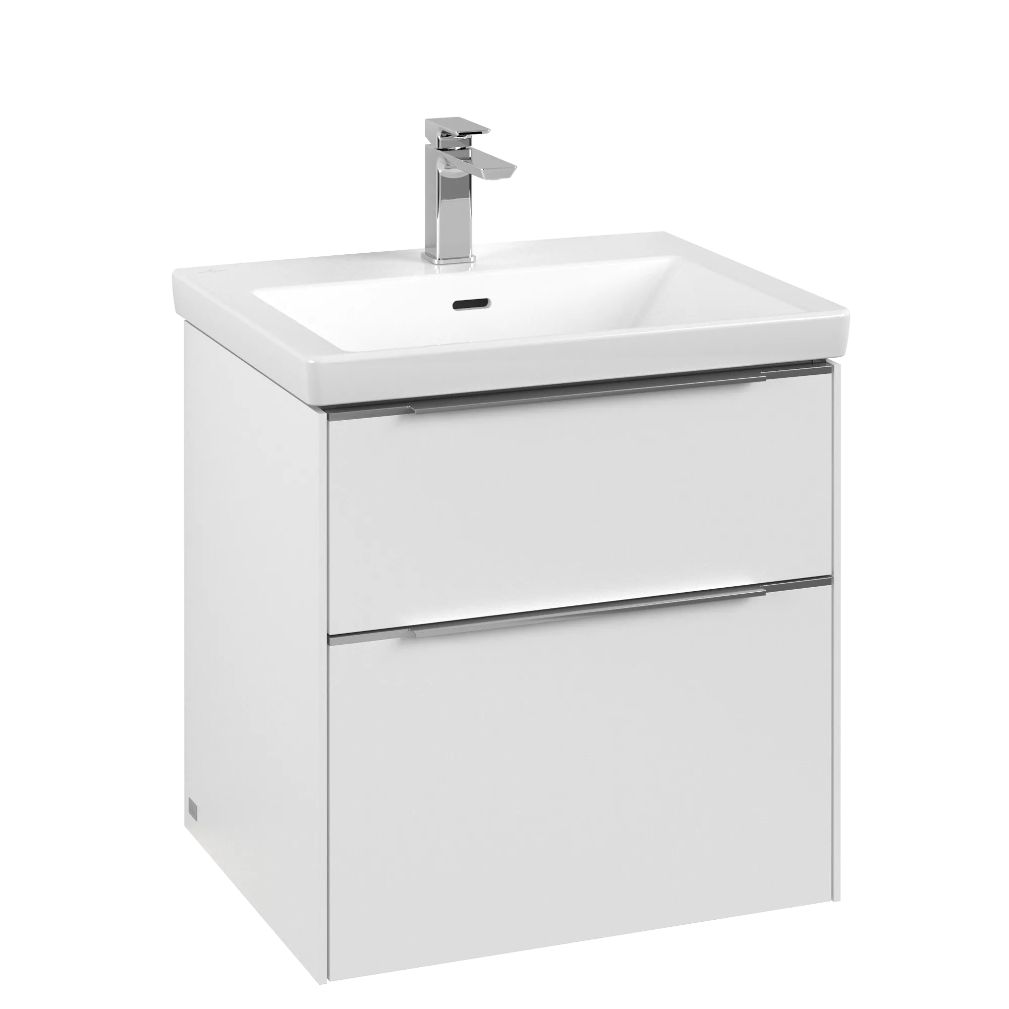 Villeroy & Boch Waschtischunterschrank „Subway 3.0“ für Schrankwaschtisch 572 × 576 × 478 mm Pure White, für Becken mittig