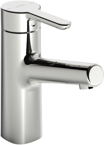 Einhand-Waschtischarmatur „Designo Style“ Ausladung 119 mm in Chrom Einhand-Waschtischarmatur „Designo Style“ Ausladung 119 mm in Chrom