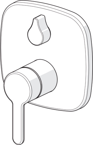 HansaDESIGNO Style Wannen- und Brausearmatur Einhebelmischer Fertigmontageset für Wanne/Brause HansaDESIGNO Style 8111 Rosette soft edge Chrom HansaDESIGNO Style Wannen- und Brausearmatur Einhebelmischer Fertigmontageset für Wanne/Brause HansaDESIGNO Style 8111 Rosette soft edge Chrom