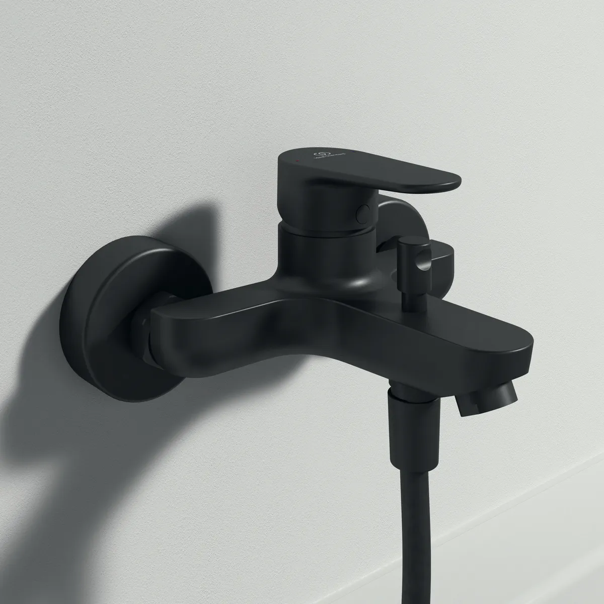 Ideal Standard Badearmatur Aufputz Cerafine O, Ausladung 155mm, Silk Black