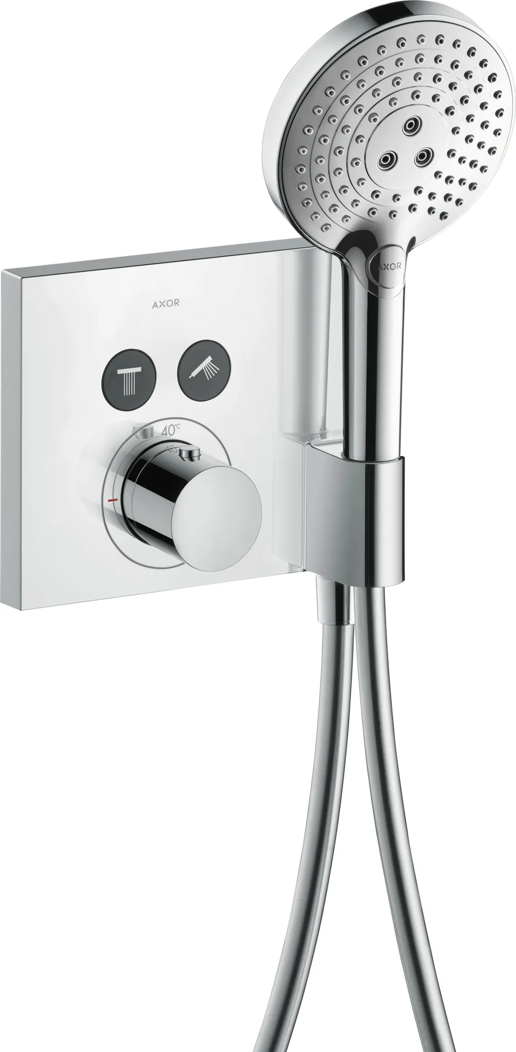 Thermostat UP Axor ShowerSelect FS 2 Verbr.quadr.chr.mit Fixfit u.Porter