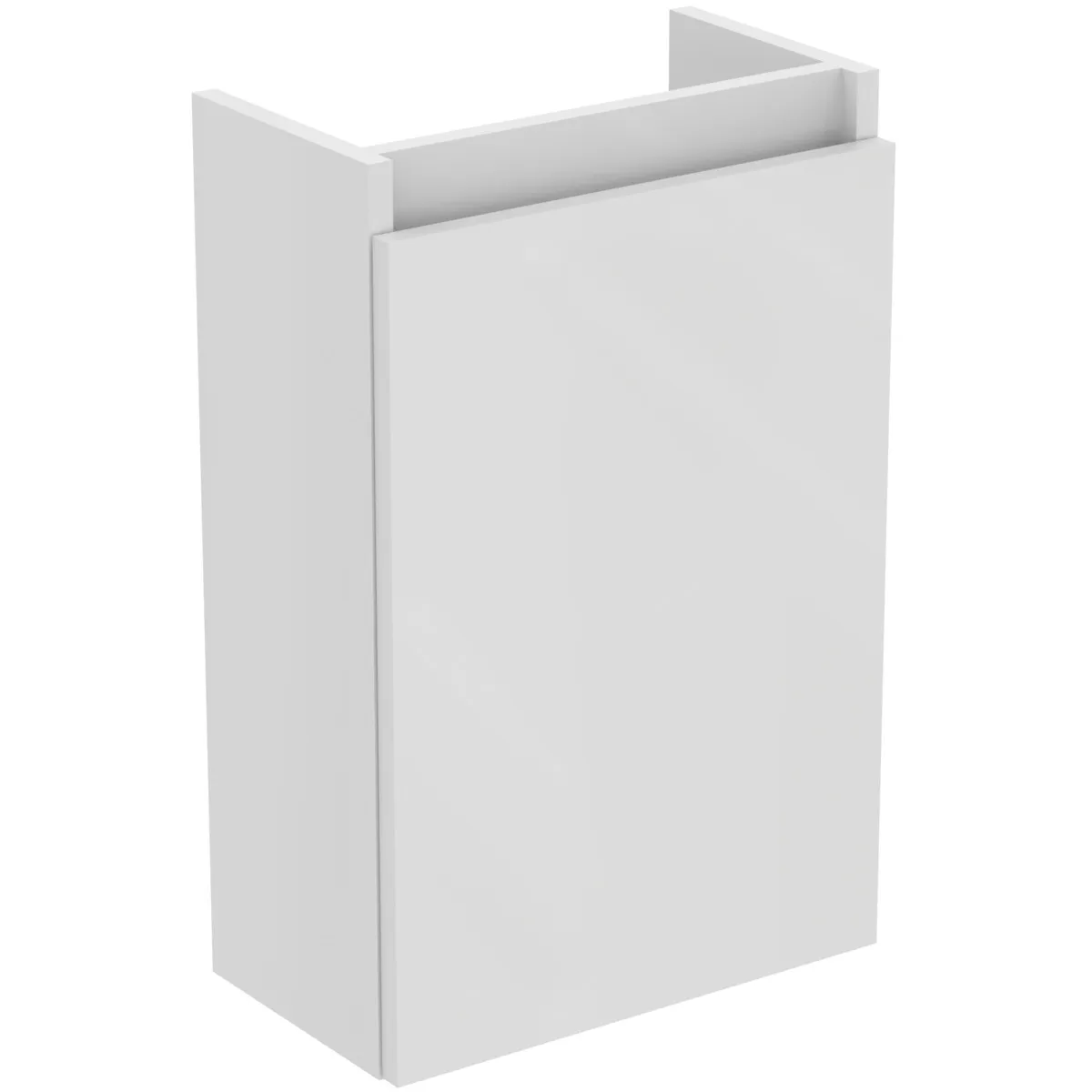 Möbelpaket Eurovit+ Handwaschbecken links 37cm Weiß und Unterschrank 36cm mit Tür Hochglanz grau lackiert Möbelpaket Eurovit+ Handwaschbecken links 37cm Weiß und Unterschrank 36cm mit Tür Hochglanz grau lackiert