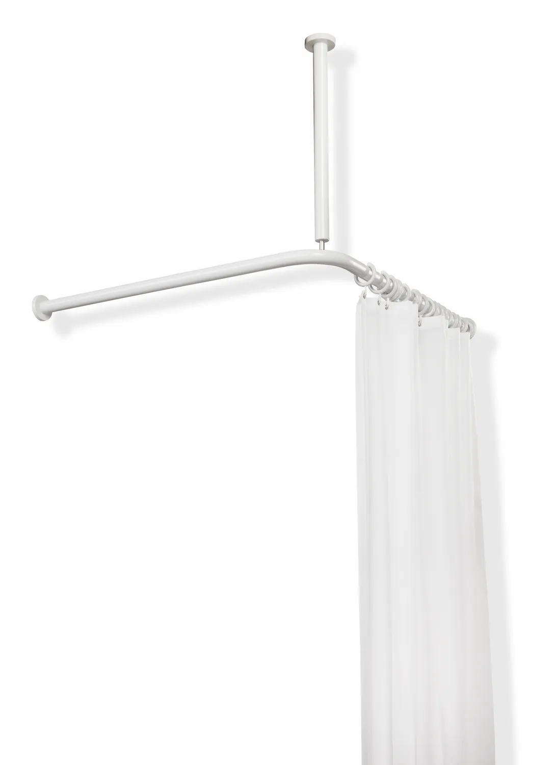 HEWI Duschvorhangstange „Serie 801“ 101,8 × 101,8 cm HEWI Duschvorhangstange „Serie 801“ 101,8 × 101,8 cm