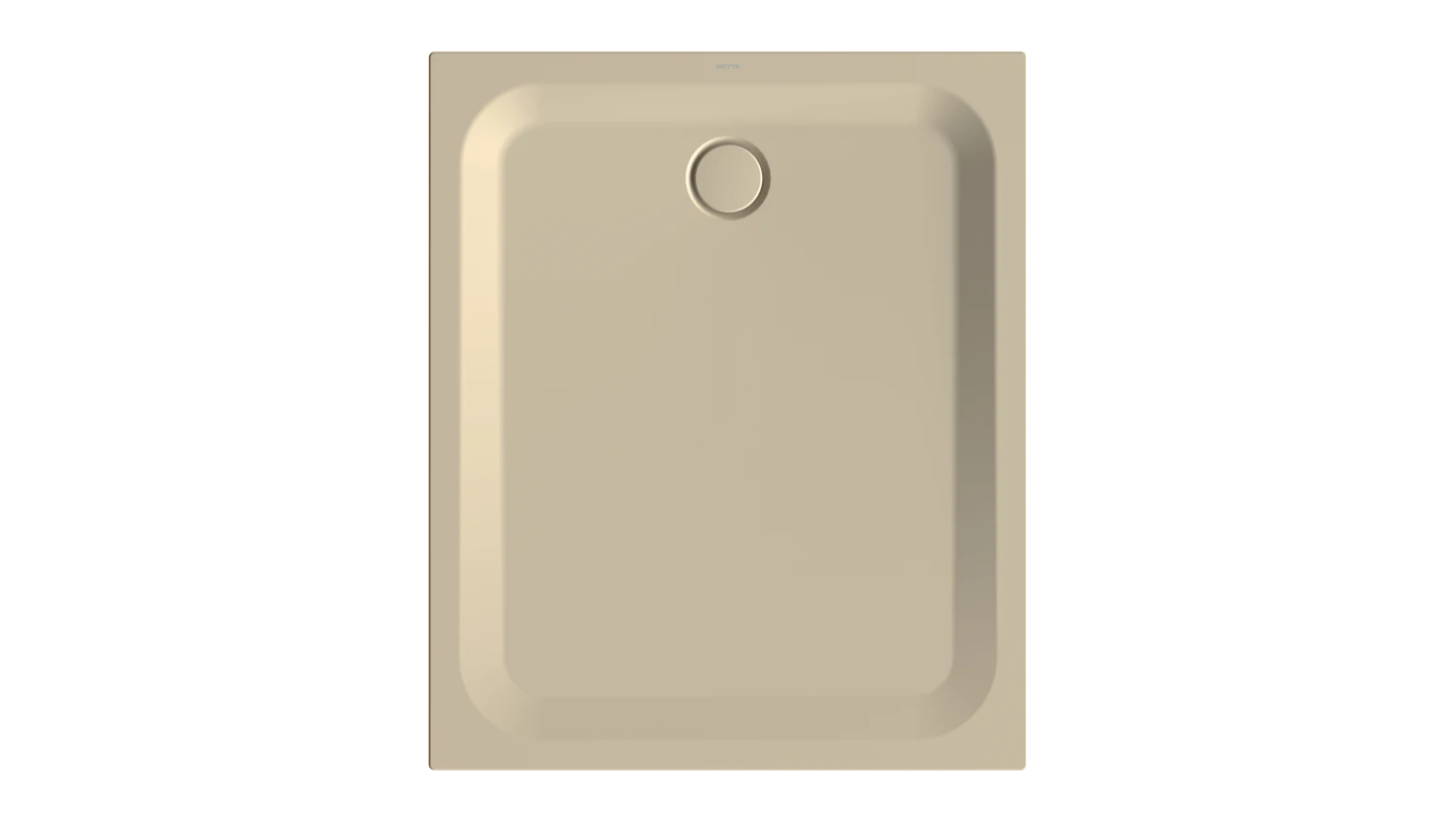 Bette rechteck Duschwanne „BetteUltra“ 1200 × 1000 mm mit BetteAntirutsch Pro, ohne Oberflächenveredelung, ohne Wannenträger, in Sand