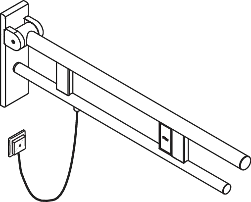 HEWI Stützklappgriff „System 900“