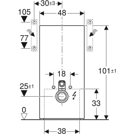 Monolith Plus Sanitärmodul für Wand-WC, 101 cm, Frontverkleidung aus Glas: Glas sand-grau, Aluminium Monolith Plus Sanitärmodul für Wand-WC, 101 cm, Frontverkleidung aus Glas: Glas sand-grau, Aluminium